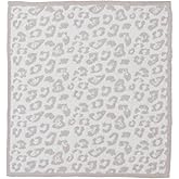 Barefoot Dreams® CozyChic® Barefoot in The Wild Baby Blanket, Stone-Cream, One Size