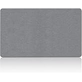 THMINS Extra Large Stone Bath Mat, 36''x24'' Non-Slip Diatomaceous Earth Stone Bath Mat, Super Absorbent Quick Drying for Bathroom/Kitchen, Easy to Clean