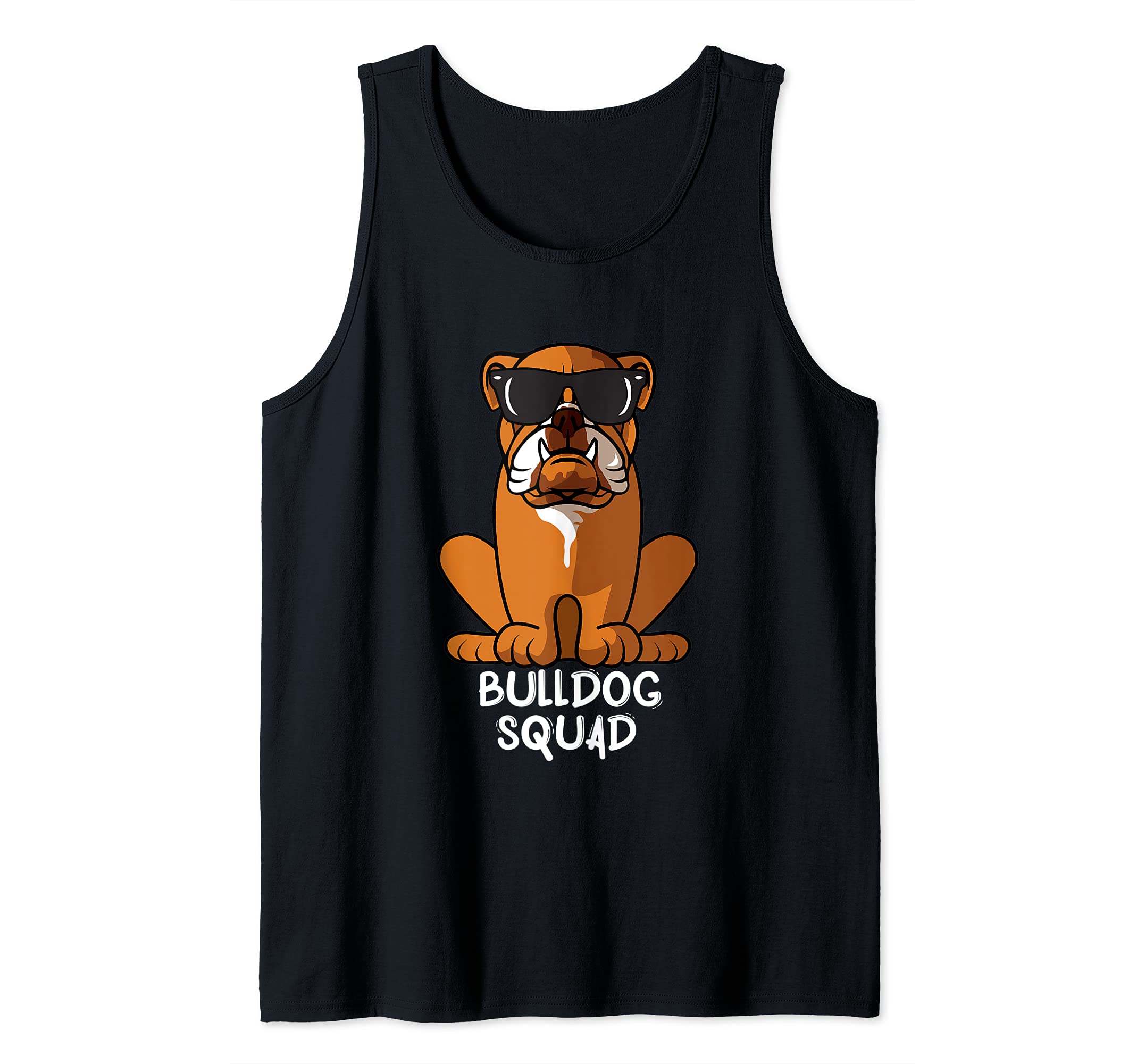 Cool Bulldog Squad Dog Mom Dog Dad Tank Top