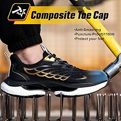 Steel Toe Shoes for Men Women Composite Toe Work