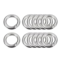 uxcell 304 Stainless Steel O Rings, 12pcs