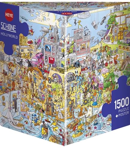 HEYE - Puzzle Burgerman Doodle Arcobaleno, 1000 Pezzi, Vd-29786