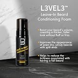 L3VEL3 Leave-In Beard Conditioning Foam Men 5 oz Soften Repair Moisturize view 3