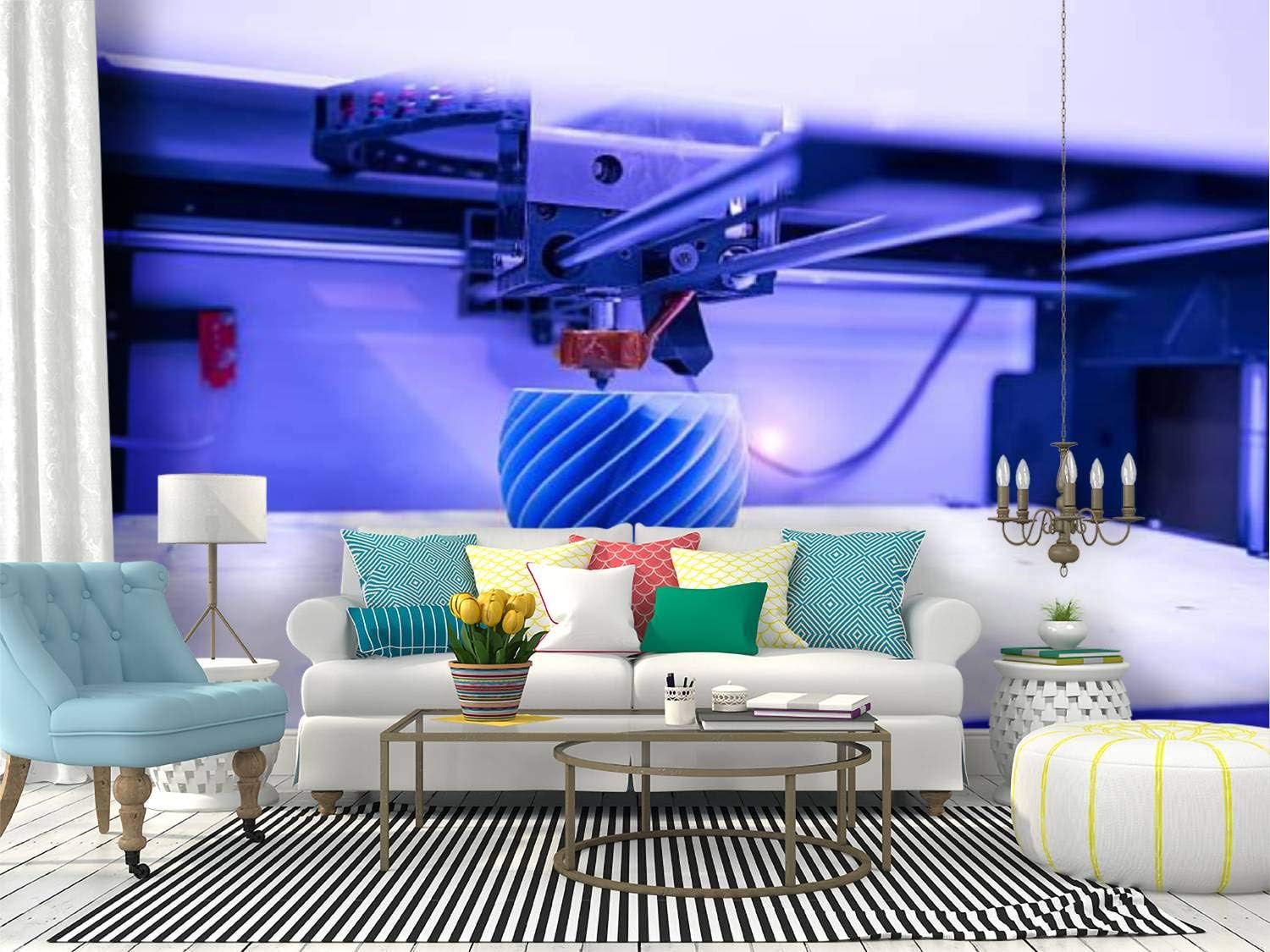 pvc wallpaper printing machine