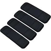 2PCS Universal Tie Down Strap Protector Sleeve,4 x 12 Inches(Black) | Protective Sleeves for Ratchet Straps,Preventing Damage to Boat, Trailers, Kayaks, Yacht,Trucks, Waverunner