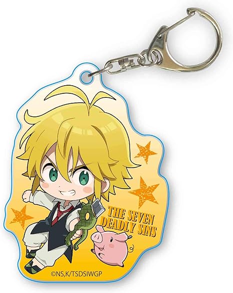 Amazon 七つの大罪 神々の逆鱗 ぷかっしゅアクリルキーホルダー メリオダス アニメ 萌えグッズ 通販