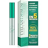 TUDPA Eyelash Growth Serum: Enhances length, density & strength, conditions lashes. Vegan, cruelty-free, gentle for sensitive eyes. 3mL (2-month supply)