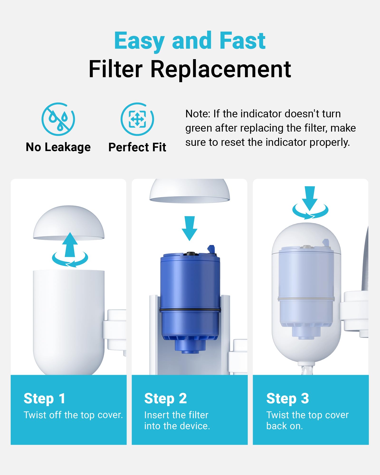 2 Pack Faucet Filter Replacement for All PUR®Plus, PUR® Water Filter Replacement, Pur® Filter Replacement RF-9999®, NSF 42 Certified, 600-Gallon Long Lifespan, AQUA CREST