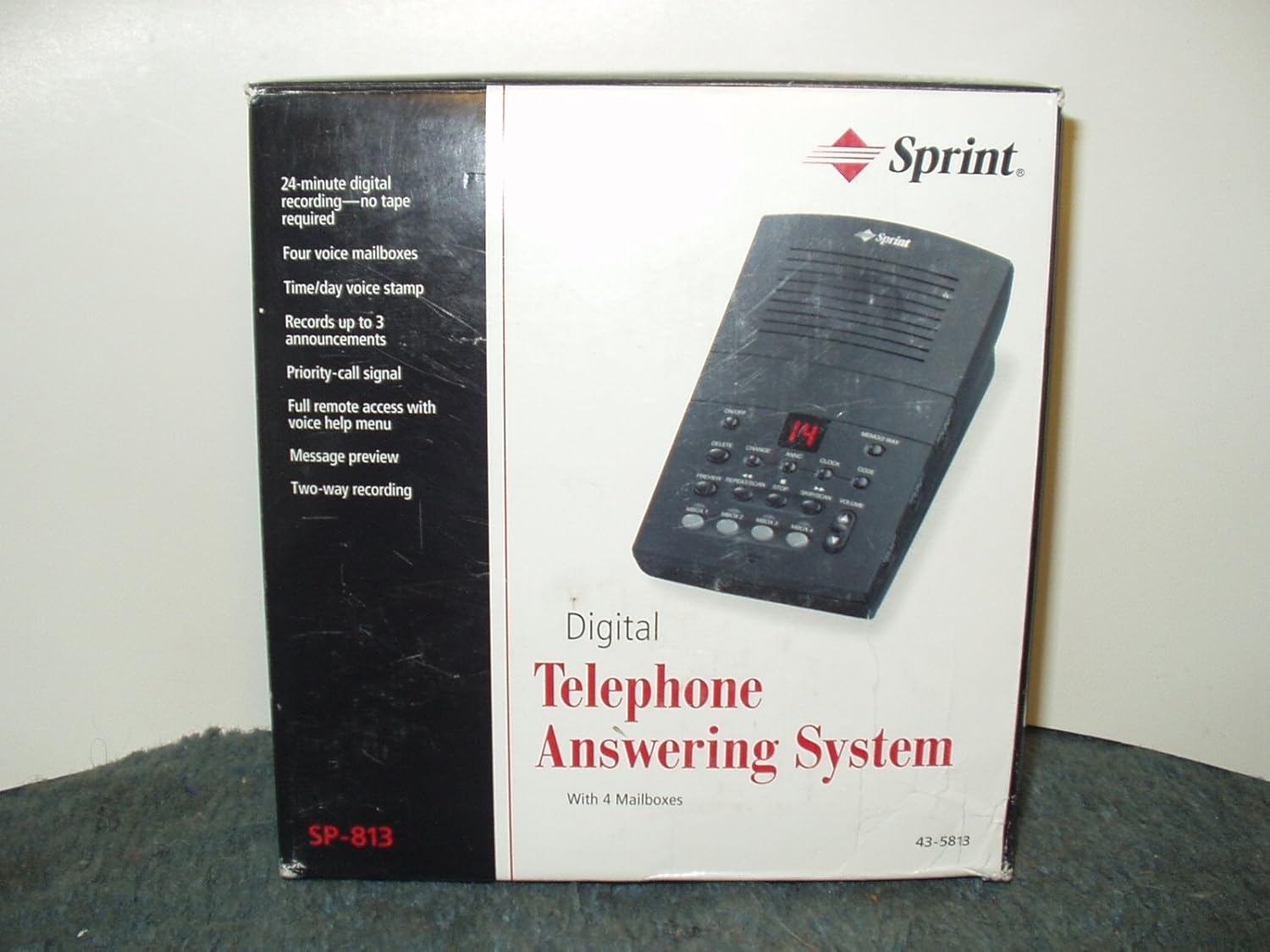 Amazon Com Sprint Radio Shack Sp 813 43 5813 Digital Answering