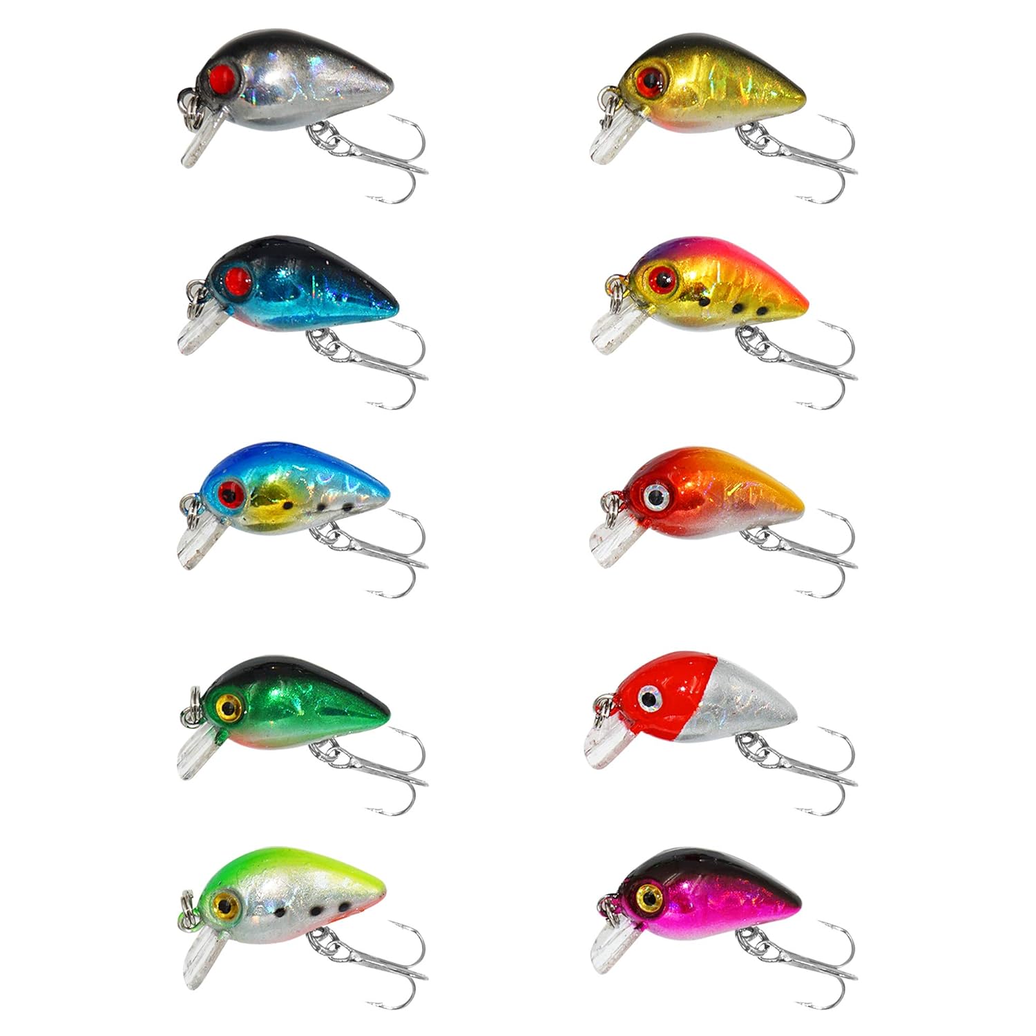 finetics - Juego de Mini señuelos de Pesca para Trucha, Perca ...