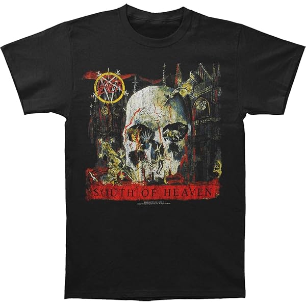 Slayer Men's South of Heaven T-Shirt Black Small | Officially