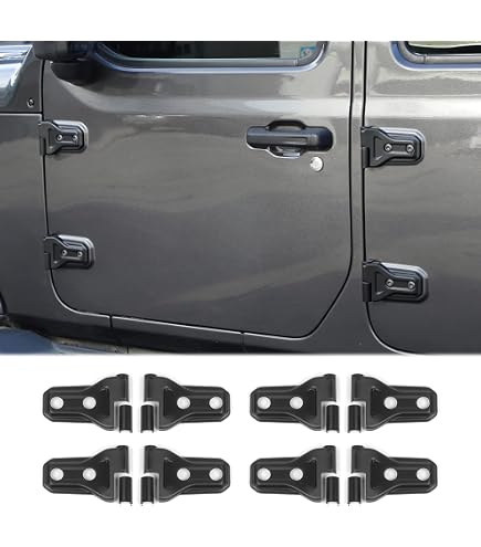Bestaoo Bisagra De Puerta Exterior Negra Para Jeep Wrangler | Meses Sin