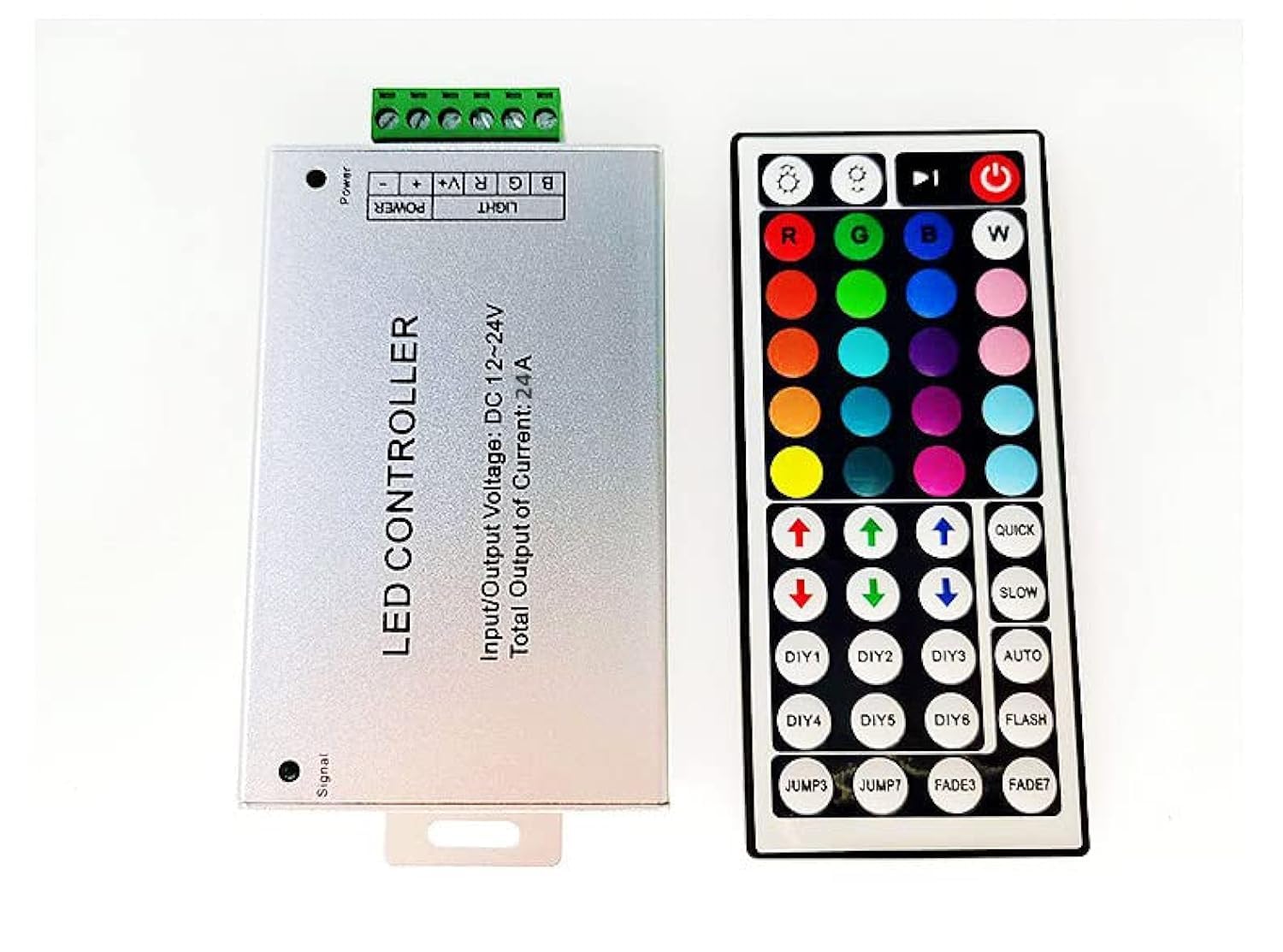 Photo 1 of 12V-24V Remote Controller for RGB LED Strip 5050 3528 SMD (IR Remote)