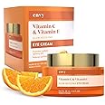Envy Vitamin C & Vitamin E Under Eye Cream - Reduces Dark Circles, Puffiness & Fine Lines - Anti-Aging - Dermatologist Tested, Cruelty-Free Korean Skin Care for All Skin Types - 1.01 Oz