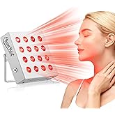 Red Light Therapy for Body Panel, 16‑LED 6 Wavelengths (630 nm, 660 nm, 810 nm, 830nm, 850 nm, 940 nm) Near‑Infrared Light Therapy Device, Ease Discomfort and Revitalize Skin(White)