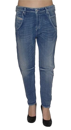 Diesel Damen Stretch Jogg Jeans FAYZA 0800H Boyfriend blau