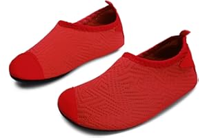 JIASUQI Kids Boys and Girls Summer Athletic Water Shoes Aqua Socks for Beach Swimming Pool