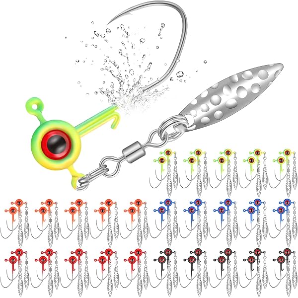Montage De Pêche Avec 3 Hameçons Anti-dérive - Pour Fond, Eau Douce Et Salée - Anti-accrochage Et Anti-emmêlement - Compatible Appâts Vivants Et Artificiels
