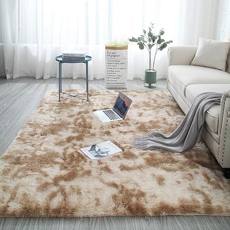 Bjyx Area Rugs For Living Room Cute Furry Carpets Suitable As Bedroom Rug Home Decor Nursery Rugs Kids Mat Color Khaki Size 200 300cm Amazon Co Uk Kitchen Home