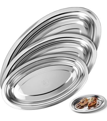 Amazon.com | Georg Jensen Cobra Serving Platter, Stainless Steel