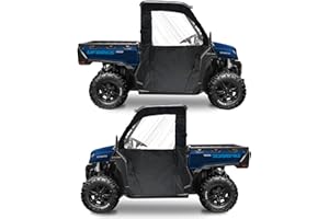 QYMOTO Uforce 1000 Doors with Zipper Window,Upgraded Zipper Keep Warm Soft Cab Enclosures Compatible with 2019+CFMOTO Uforce 1000