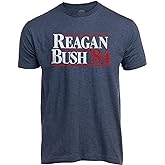 Reagan Bush '84 | Vintage Style Conservative Republican GOP Unisex T-Shirt