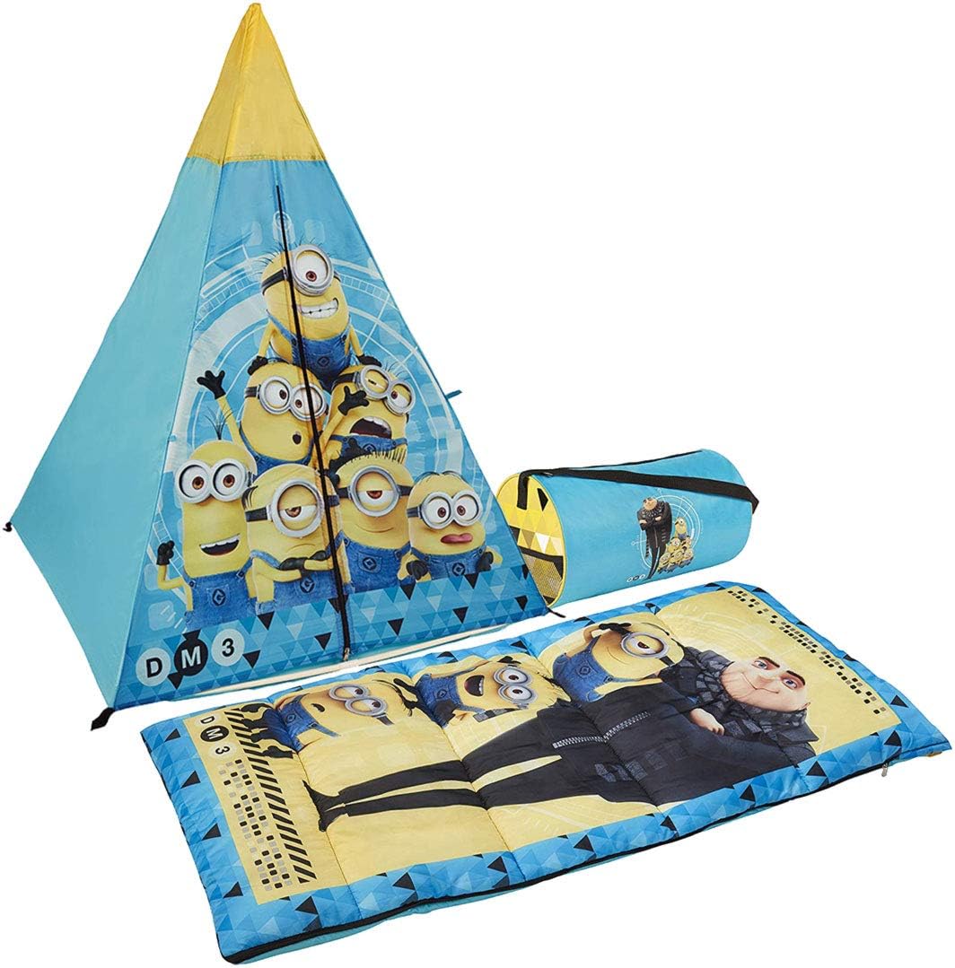 Exxel Outdoors Despicable Me Minions Indoor Camping Set