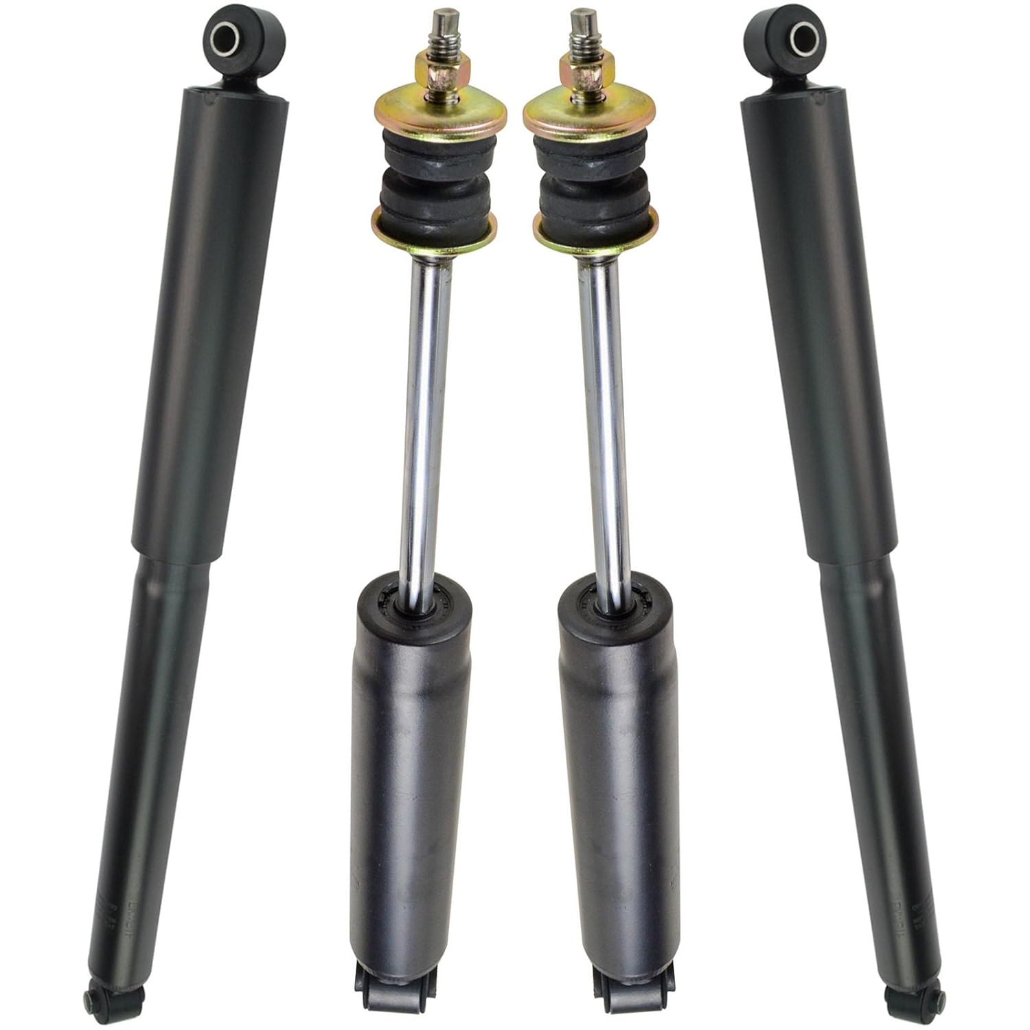 5. TRQ Shock Absorbers Front & Rear Kit Set of 4 for Dodge Dakota Durango 4WD