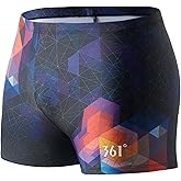 361º Jammers Swimsuit for Men, Competition Lap Swim Suit, Square Leg Endurance Training
