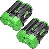 Fhybat 2 Packs 56 Volt Lithium ion Battery BA2800T Replacement for EGO 56V Battery 5000mAh(Black)
