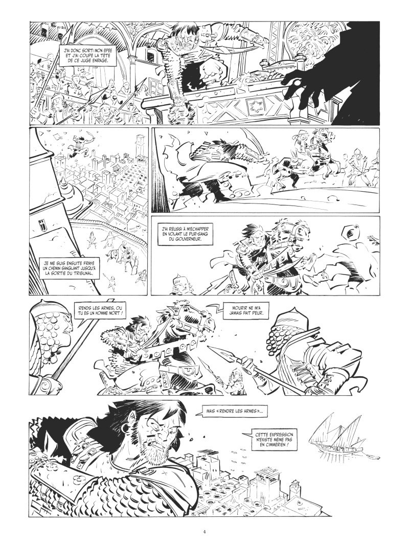 Amazon It Conan Le Cimmerien Tome 1 La Reine De La Cote Noire Edition Speciale Noir Blanc Howard Robert Ervin Libri In Altre Lingue