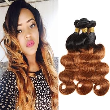 T1b 30 Blonde Ombre Body Wave Brazilian Hair Ombre Hair