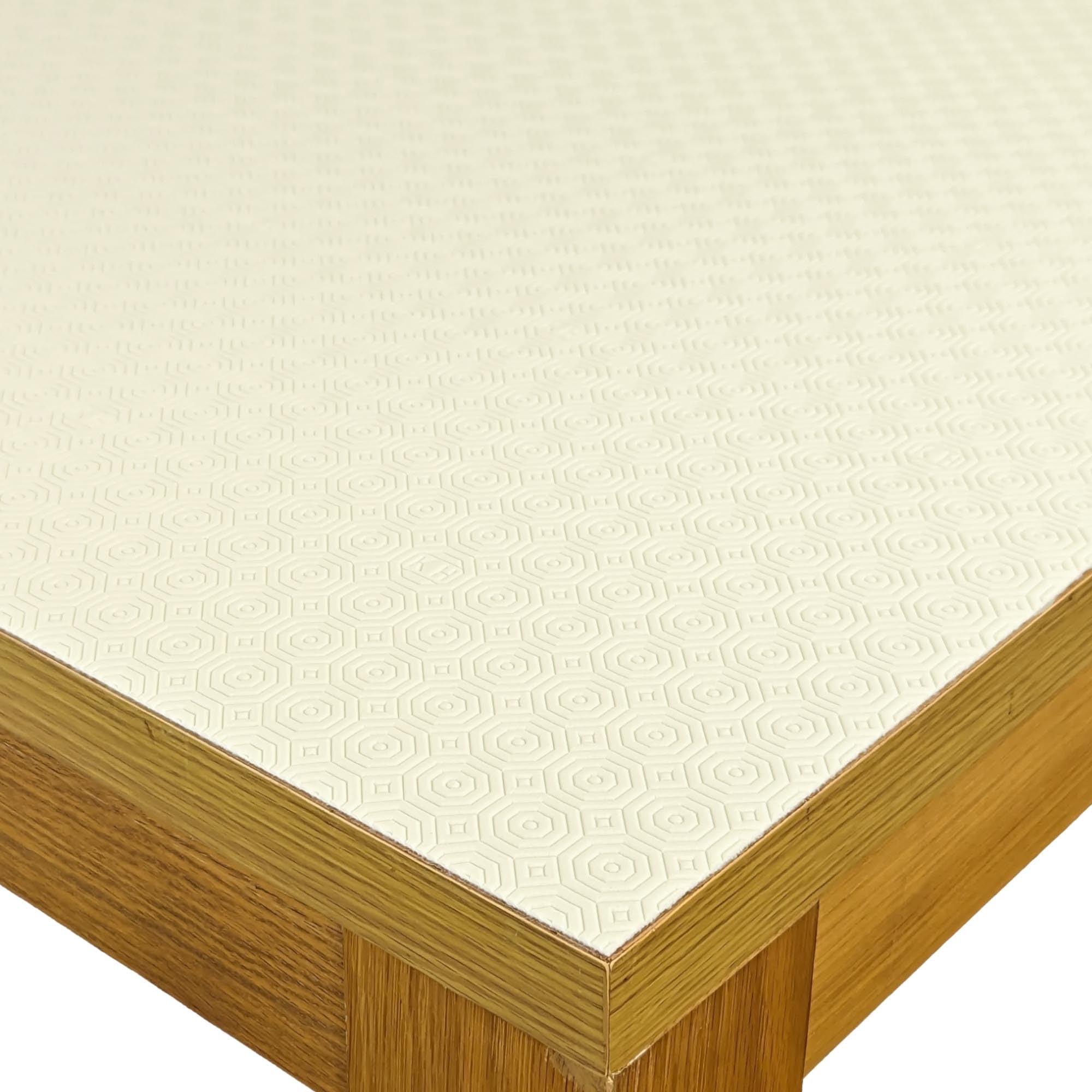 Karina Home 180cm x 90cm Heat Resistant Cream Table Protector — image 1