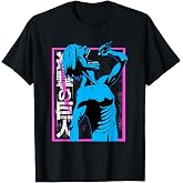 Attack on Titan Colorful Titan Eating Anime T-Shirt