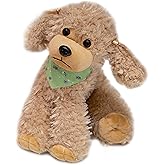 Ruzucoda Plush Poodle Dog Puppy Stuffed Animals Toys Dolls Kids Gifts 9 Inches (Brown)