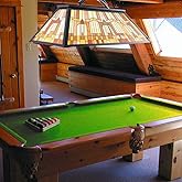 Wellmet 3-Lights Pool Table Lamp with Tiffany-Style Shade for 7' 8' 9' Table, 43.3” Vintage Billiards Light Fixtures Ceiling 