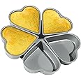 Fox Run Linked Heart Cake Pan, 4-Inch, Preferred Non-Stick