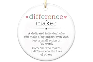 TEEZWONDER Coworker Gifts for Women, Christmas Ornaments - Appreciation, Retirement Gifts for Women, Thank You, Office Work, Boss Lady, Coworker Gifts for Friends - Christmas Decorations Ceramic Ornament