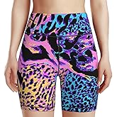 Women's High Waist Bike Shorts for Workout Sports Athletic Running Hiking Biker Yoga Gym Size