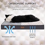 Jaspuriea Extra Large Orthopedic Dog Bed 120x75x10cm Waterproof Cover view 3