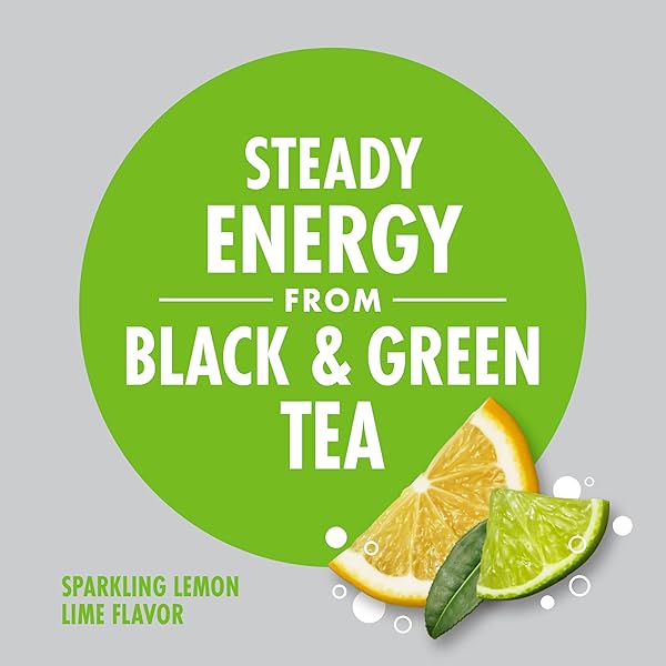 V8 +ENERGY SPARKLING LEMON LIME JUICE ENERGY DRINK, 11.5 FL OZ CAN