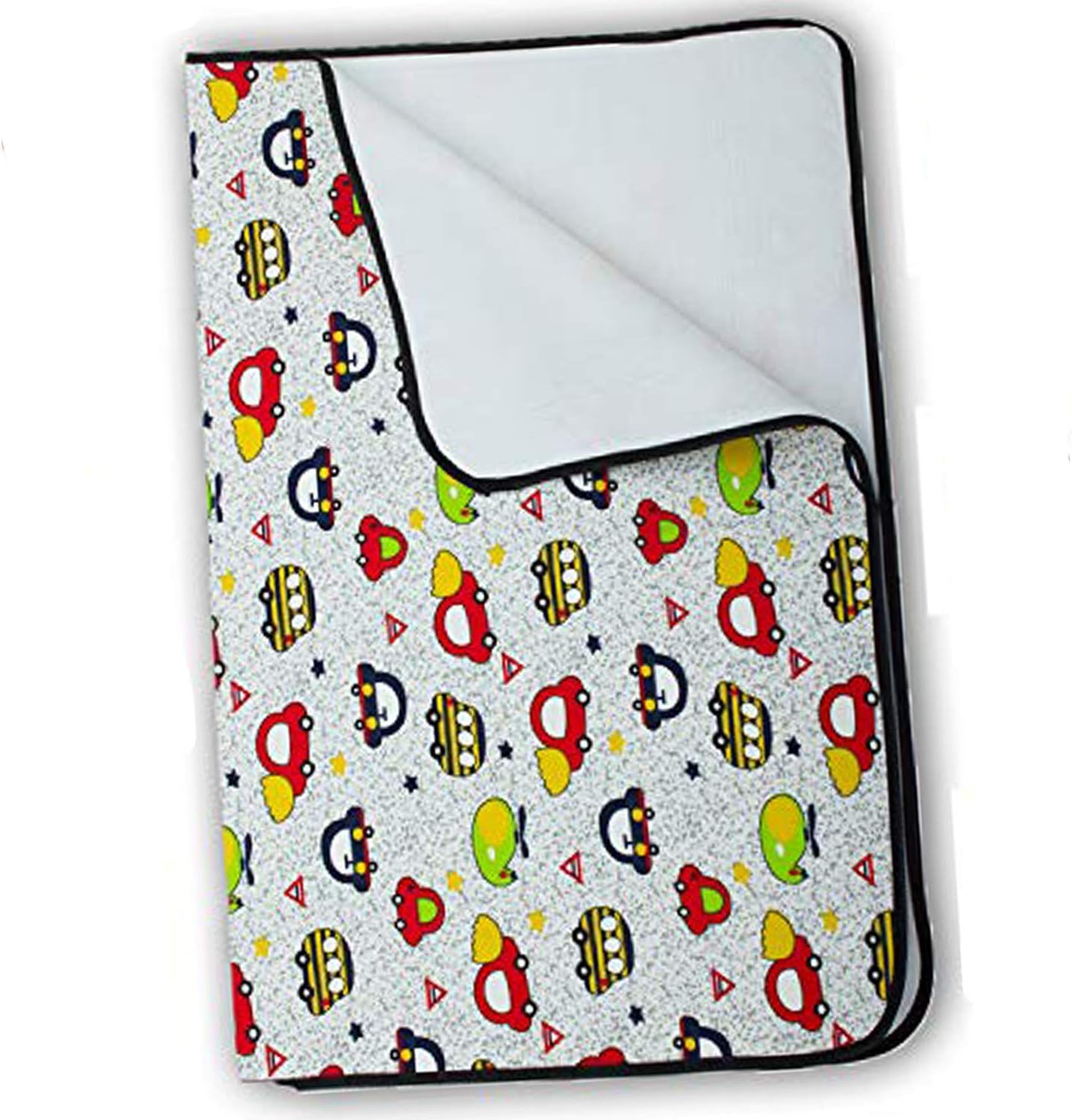 Baybee Baby's Cotton Plastic Sleeping Mat for HomeBaby Waterproof Bed