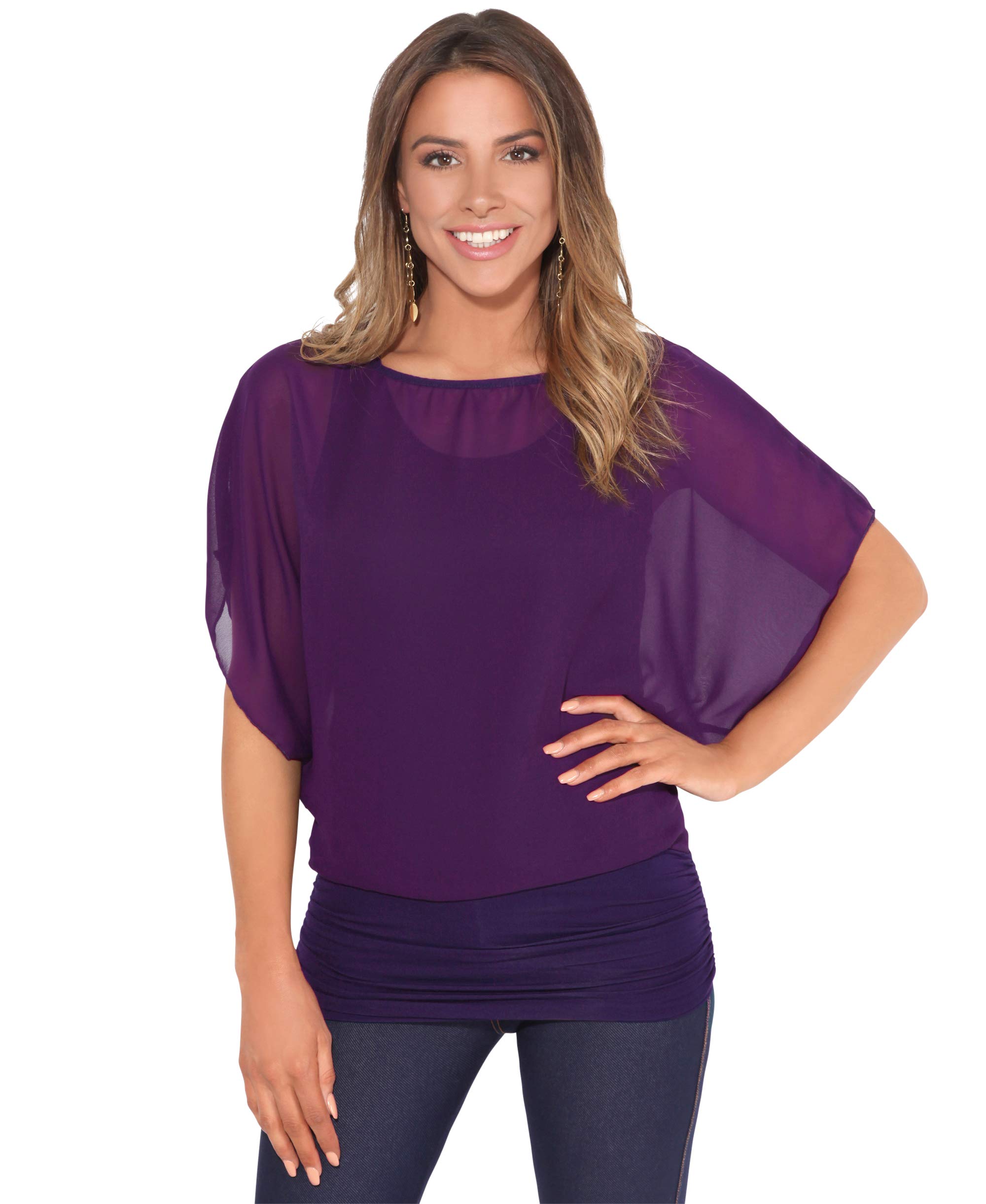 batwing jersey top