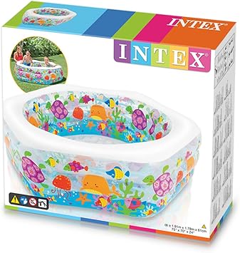 intex swim center ocean reef inflatable pool