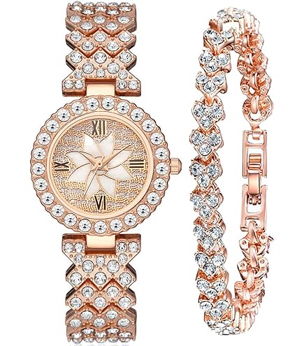 Amazon.com: Women Diamond Watchs Luxury Fashion Ladies  display picture 1
