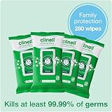 Clinell Universal Cleaning Wipes for Home 4 Pack 70 XL Each 280 Wipes view 2
