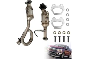 CWDA Front Left＆Front Right Catalytic Converter Compatible with Jeep Wrangler JK 3.6L 2012 2013 2014 2015 2016 2017 2018 Engine Replacement 674-306,674-307 641511 641512