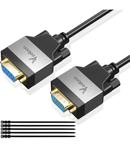 Amazon.com: Data Cable DB9 COM to Male 6pin Hirose Plug Coiled