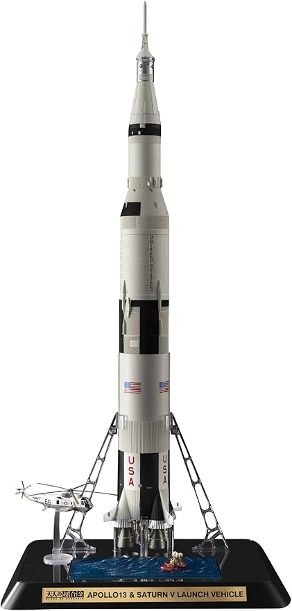 Bandai Tamashii Nations Apollo 13 And Saturn V Launch Vehicle Nasa Otona No Chogokin Rocket - 