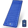 HiiPeak Strong Support Camping Mat, Inflatable Sleeping Mattress 3.9 Inch Thickness Sleeping Pad with Pillow, Quick Inflation Ultralight Portable Camping Sleeping Bed for Backpacking, Hiking, Picnic